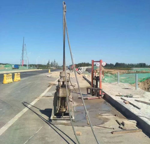 华容公路高聚物注浆加固