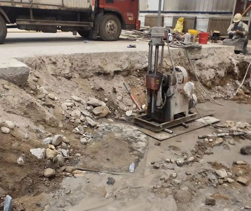 华容公路下沉压浆